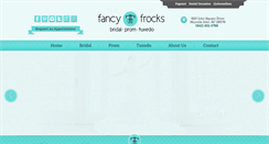 Desktop Screenshot of fancyfrocksbridal.com